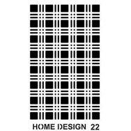 Artebella HDS22 35x50 cm Home Design Stencil