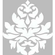 Artekil Damask 5 30x30 cm Fayans Duvar Mobilya Stencil Boyama Şablonu