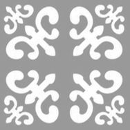 Artekil Damask Kathy 30x30 cm Fayans Duvar Mobilya Stencil Boyama Şablonu
