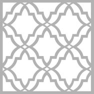 Artekil Fas Karo Desen 30x30 cm Fayans Duvar Mobilya Stencil Boyama Şablonu