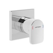 Artema A42729 Root Square Sıva Üstü Krom Ankastre Stop Valf
