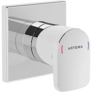 Artema A42729 Root Square Sıva Üstü Krom Ankastre Stop Valf