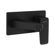 Artema A4273836 Root Square Mat Siyah Ankastre Lavabo Bataryası