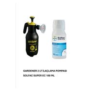 ARTI İLAÇLAMA Solfac super ec25 100ml Bit Pire Güve Sinek ilacı 2 lt Gardener Pompa