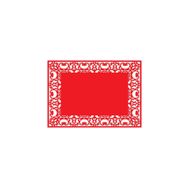Artikel 455 4'lü Kırmızı Keçe Amerikan Servisi