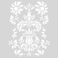 Artikel Anais Çiçek Motif 30x30 cm Fayans Mobilya Duvar Stencil Boyama Şablonu
