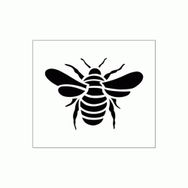 Artikel Arı Büyük 30x30 cm Fayans Mobilya Duvar Stencil Boyama Şablonu