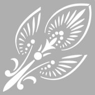 Artikel Art Deco - 4 Stencil Tasarımı 30 x 30 cm Kanvas Tablo