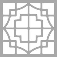 Artikel Art Karo-4 30x30 cm Fayans Mobilya Duvar Stencil Boyama Şablonu