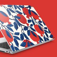 Artikel Beyaz Üzerine Nar Deseni Notebook Sticker