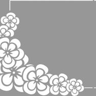 Artikel Bloom Çerçeve Stencil Boyama Şablonu