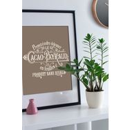 Artikel Cacao 30x30 cm Fayans Mobilya Duvar Stencil Boyama Şablonu