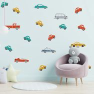 ARTİKEL Çeşitli Arabalar Duvar Stickerı
