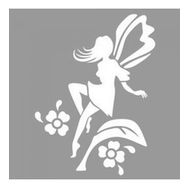 Artikel Çiçek Perisi Stencil Boyama şablonu 30x30 cm Duvar Stencil