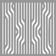 Artikel Çizgi İlüstrasyon Stencil Boyama şablonu 30x30 cm Duvar Stencil