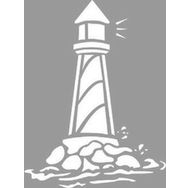 Artikel Deniz Feneri 30x30 cm Duvar Fayans Mobilya Stencil Boyama Şablonu