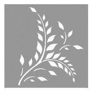 Artikel Fern 30x30 cm Fayans Duvar Mobilya Stencil Boyama Şablonu