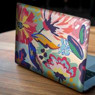Artikel Floral Renkli Desen Notebook Sticker