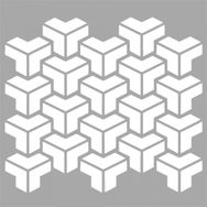 Artikel Gear 30x30 cm Fayans Duvar Mobilya Stencil Boyama Şablonu