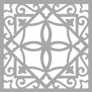 Artikel Kare Karo 30x30 cm Fayans Duvar Mobilya Stencil Boyama Şablonu