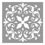 Artikel Karo Violet 30x30 cm Fayans Duvar Mobilya Stencil Boyama Şablonu