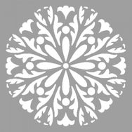 Artikel Mandala 19 30x30 cm Fayans Duvar Mobilya Stencil Boyama Şablonu