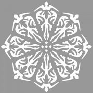 Artikel Mandala 28 30x30 cm Fayans Duvar Mobilya Stencil Boyama Şablonu