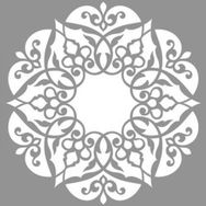 Artikel Mandala 38 30x30 cm Fayans Duvar Mobilya Stencil Boyama Şablonu