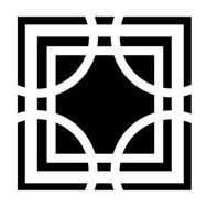 Artikel Modern Çerçeve Karo Stencil Boyama şablonu 30x30 cm Duvar Stencil