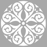 Artikel Motif-4 Stencil Boyama şablonu 30x30 cm Duvar Stencil