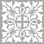 Artikel Motif Karo Stencil Boyama şablonu 30x30 cm Duvar Stencil