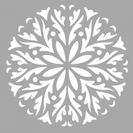 Artikel Oval Motif Stencil Boyama şablonu 30x30 cm Duvar Stencil