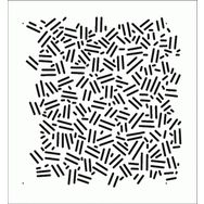 Artikel Patch Stencil Boyama Şablonu 30x30 cm Duvar Stencil