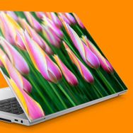 Artikel Pembe Sarı Laleler Notebook Sticker