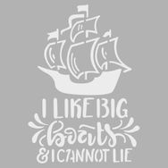 Artikel Ships Stencil Boyama Şablonu 30x30 cm Duvar Stencil