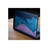Artikel Soyut Mavi Mor Desen Notebook Sticker