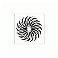 Artikel Spiral 2 Stencil Boyama Şablonu 30x30 cm Duvar Stencil