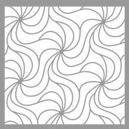 Artikel Spiral Vitray Stencil Boyama Şablonu 30x30 cm Duvar Stencil
