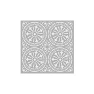 Artikel ST-008 Karo 4 Stencil Tasarımı 30x30 cm Kanvas Tablo