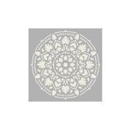 Artikel ST-056 Mandala Stencil Tasarımı 30x30 cm Kanvas Tablo