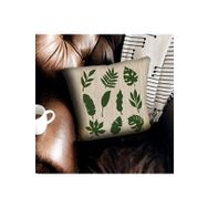 Artikel ST-078 Tropikal Yapraklar Stencil Tasarımı 30x30 cm Kanvas Tablo