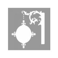 Artikel ST-1010 Desenli Tabela Stencil Tasarımı 30x30 cm Kanvas Tablo
