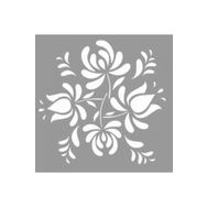 Artikel ST-1042 Nakış Desen Motifi Stencil Tasarımı 30x30 cm Kanvas Tablo