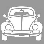 Artikel ST-1179 Önden Beetle Stencil Tasarımı 30x30 cm Kanvas Tablo