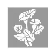 Artikel ST-1193 Cennet Zambağı Stencil Tasarımı 30x30 cm Kanvas Tablo