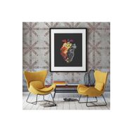 Artikel ST-126 Fayans Desen 2 Stencil Tasarımı 30x30 cm Kanvas Tablo