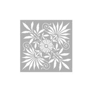 Artikel ST-1276 Marigold Çiçek Desen Stencil Tasarımı 30x30 cm Kanvas Tablo