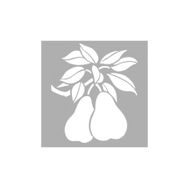 Artikel ST-1290 Armut Dalı Desen Stencil Tasarımı 30x30 cm Kanvas Tablo