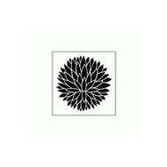 Artikel ST-1294 Tulip Çiçek Motif 2 Stencil Tasarımı 30x30 cm Kanvas Tablo