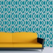 Artikel ST-134 Geometrik Desen 6 Stencil Tasarımı 30x30 cm Kanvas Tablo